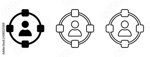 Immersive vector icons collection