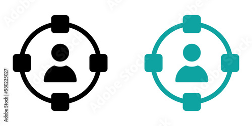 Immersive vector icons set