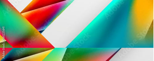 Triangle fluid color gradient abstract background. Vector Illustration For Wallpaper  Banner  Background  Card  Book Illustration  landing page