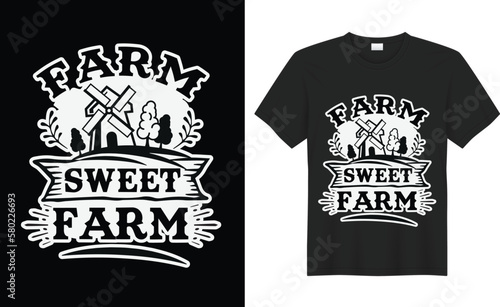 farm sweet farm quotes design  kitchen sticker  typography design  cook design  kitchen room t-shirt design.