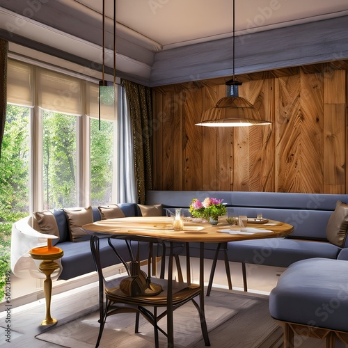 A cozy and inviting breakfast nook 2_SwinIRGenerative AI