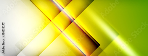 Light and shadow squares and lines abstract background