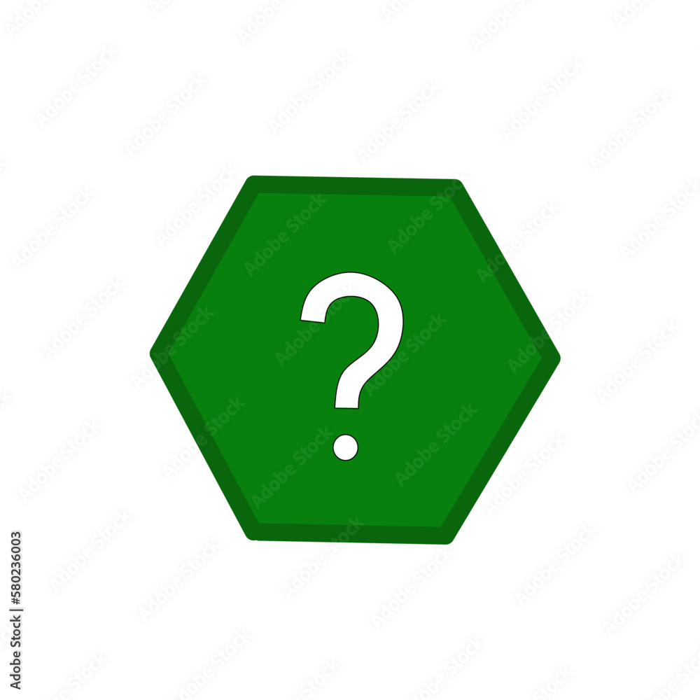 simple illustration of question mark icon on green background simple illustration of question mark icon on green background