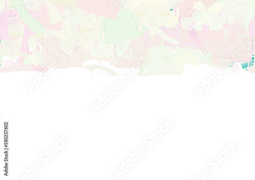 Background pattern abstract design texture. Pastel. Horizontal seamless stripe. Border frame, transparent background. Theme is about tropical, handle, handbag, casual, hairstyle, content