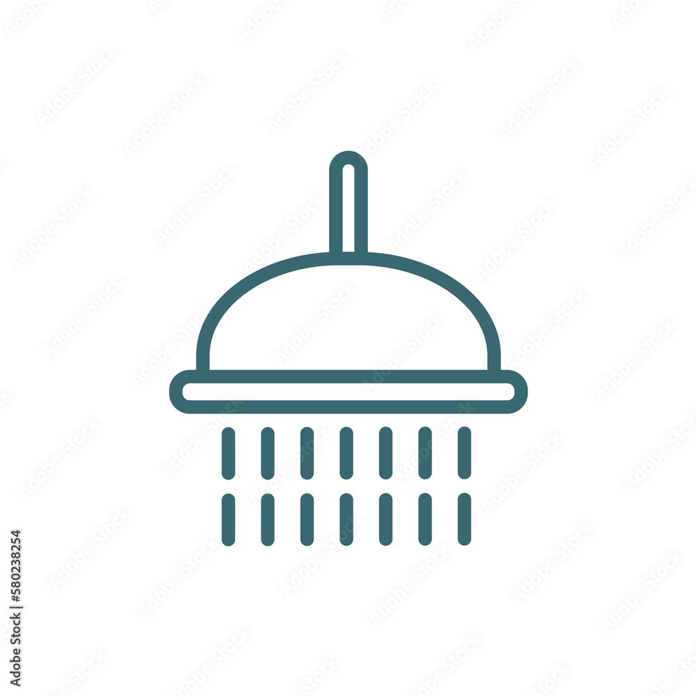 ghusl icon. Thin line ghusl icon from islamic and ramadan collection. Outline vector isolated on white background. Editable ghuslsymbol can be used web and mobile ghusl icon. Thin line ghusl icon from islamic and ramadan collection. Outline vector isolated on white background. Editable ghuslsymbol can be used web and mobile
