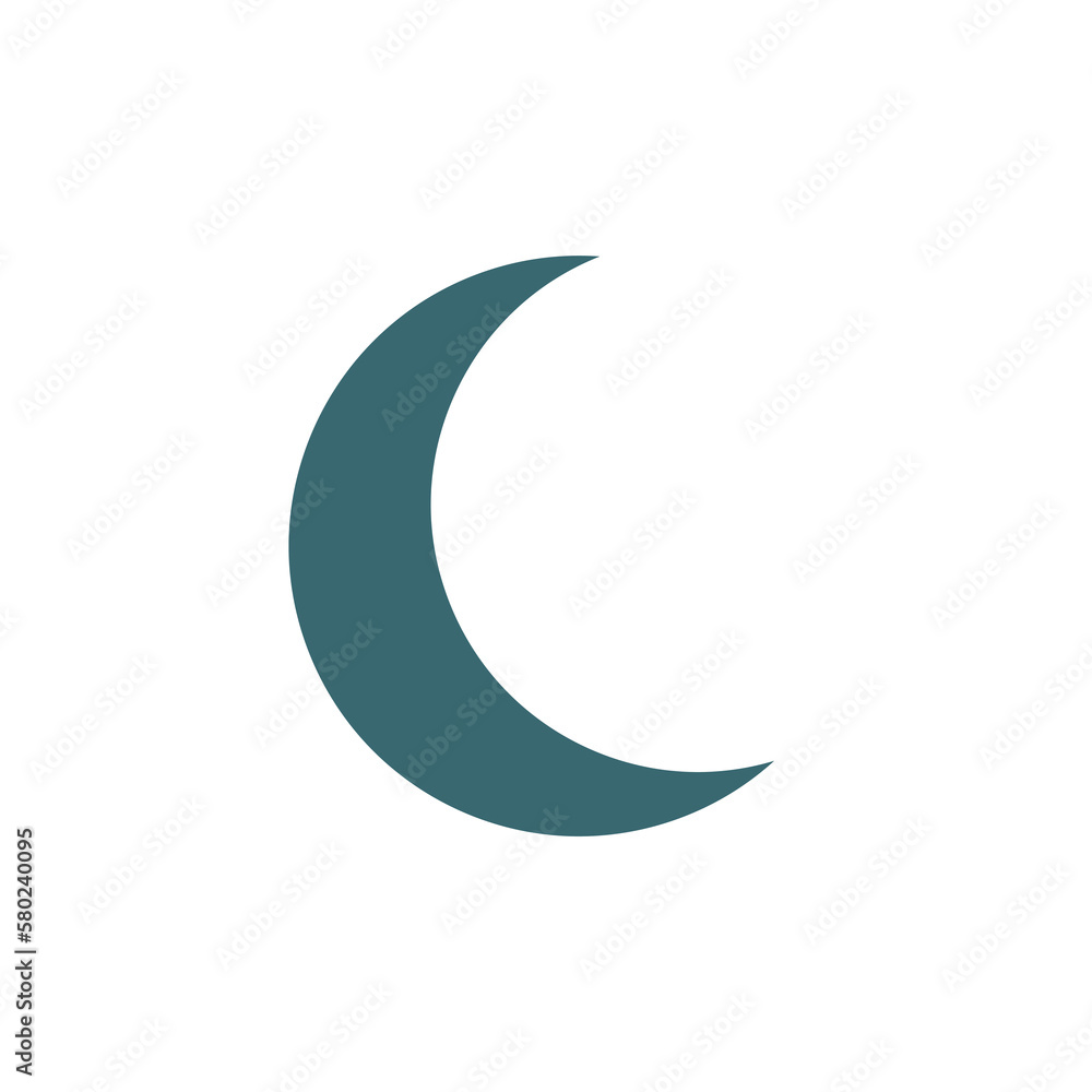 half moon icon. Filled half moon icon from islamic and ramadan collection. Glyph vector isolated on white background. Editable half moonsymbol can be used web and mobile half moon icon. Filled half moon icon from islamic and ramadan collection. Glyph vector isolated on white background. Editable half moonsymbol can be used web and mobile