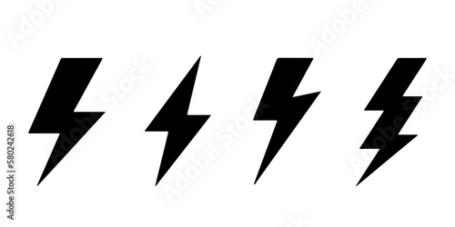 lightning bolt icons