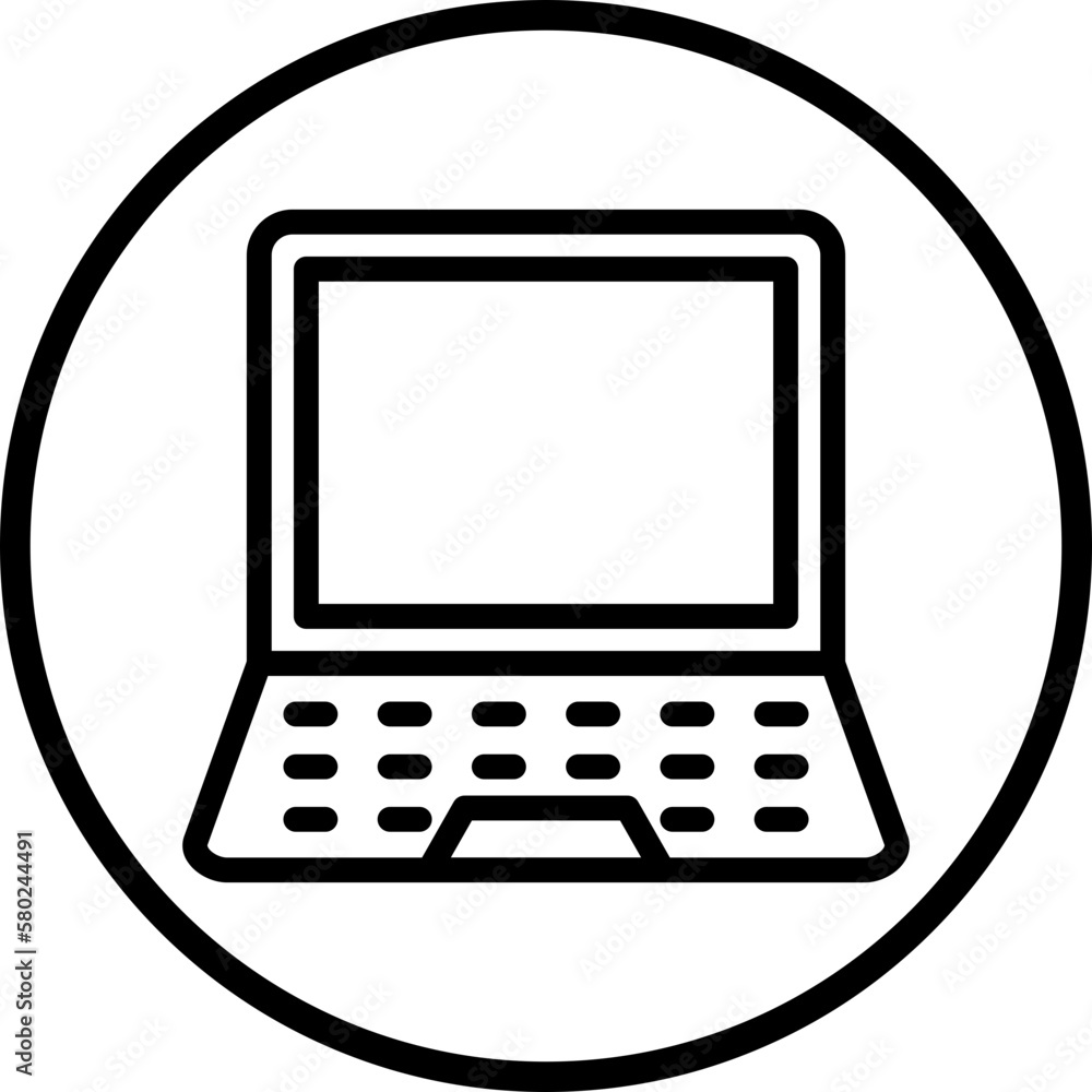 Vector Design Laptop Icon Style Vector Design Laptop Icon Style