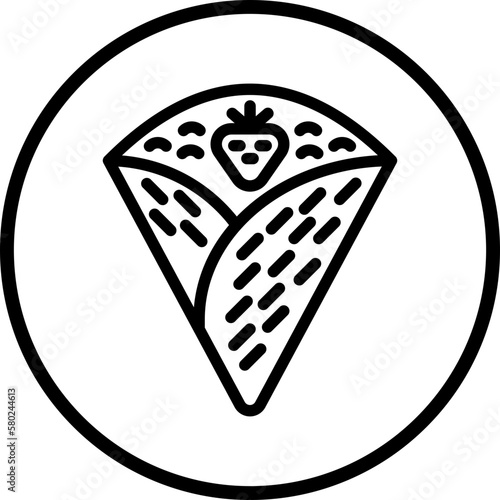 Vector Design Crepe Icon Style