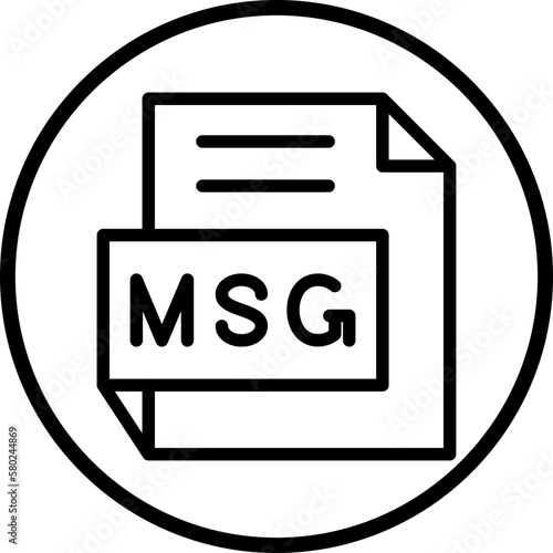 vector  msg icon style