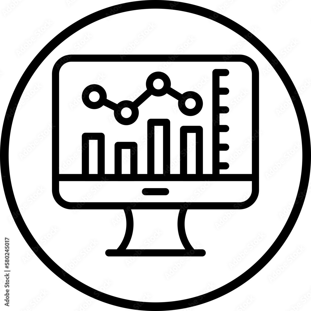 Vector Design Stock Market Icon Style Vector Design Stock Market Icon Style