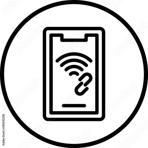 Vector Design Mobile Hotspot Icon Style