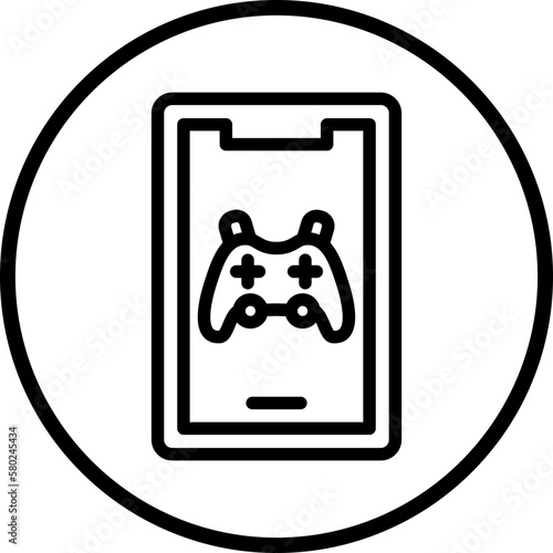 Vector Design Mobile Gaming Icon Style