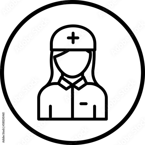 Vector Design Nurse Icon Style