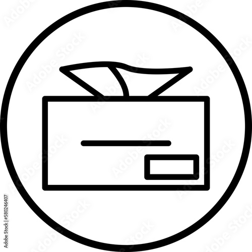 Vector Design Tissue Box Icon Style