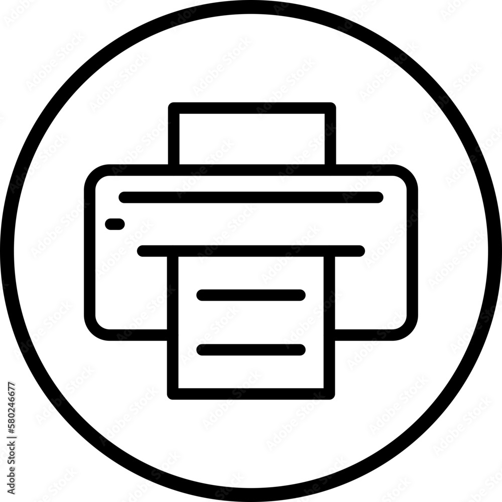 Vector Design Printer Icon Style Vector Design Printer Icon Style