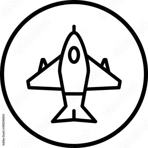 Vector Design Jet Icon Style