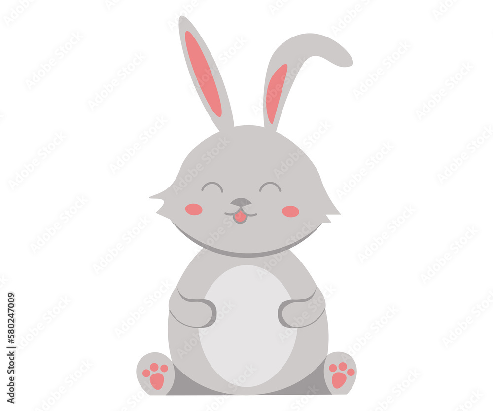 Obraz premium easter bunny with a background