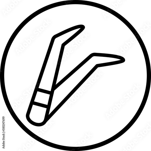 Vector Design Tweezers Icon Style