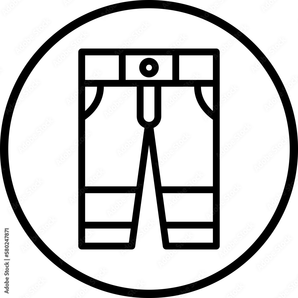 Vector Design Firefighter Pants Icon Style Vector Design Firefighter Pants Icon Style
