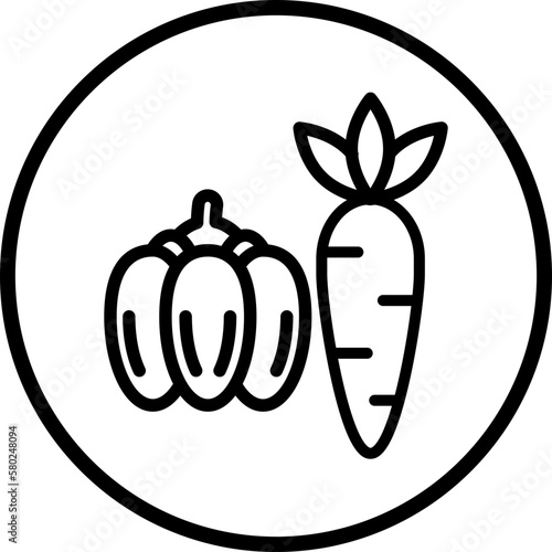 Vector Design Vegeatable Icon Style photo