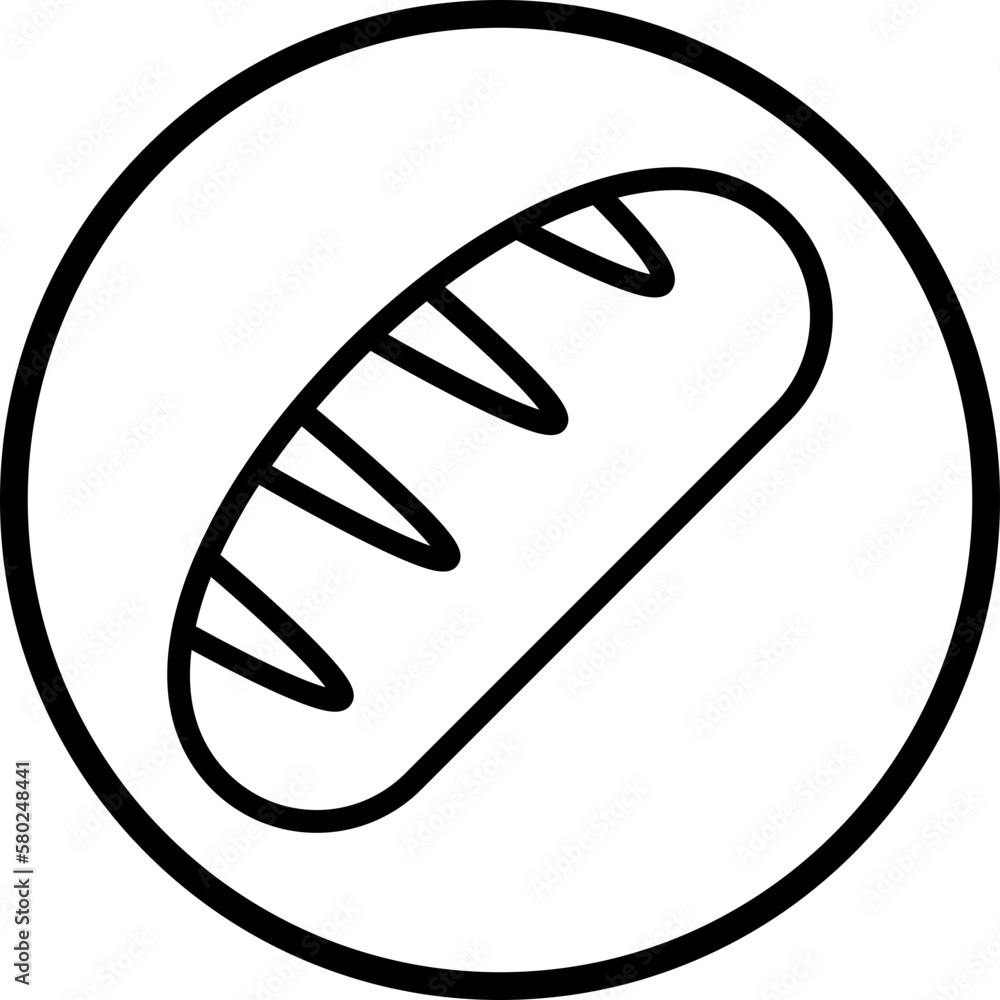 Fototapeta premium Vector Design Loaf Icon Style