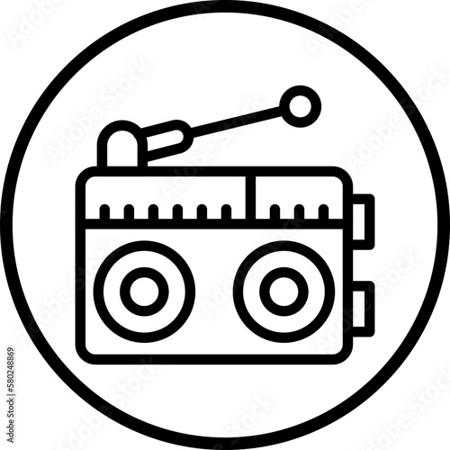 Vector Design Radio Icon Style