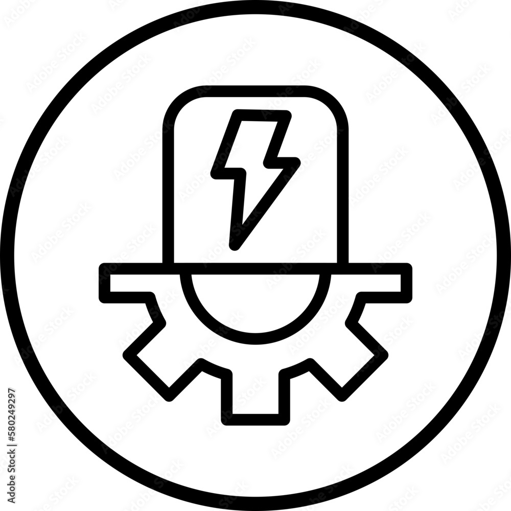 Vector Design Energy System Icon Style Vector Design Energy System Icon Style
