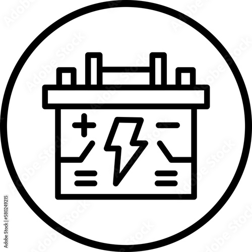 Vector Design Accumulator Icon Style