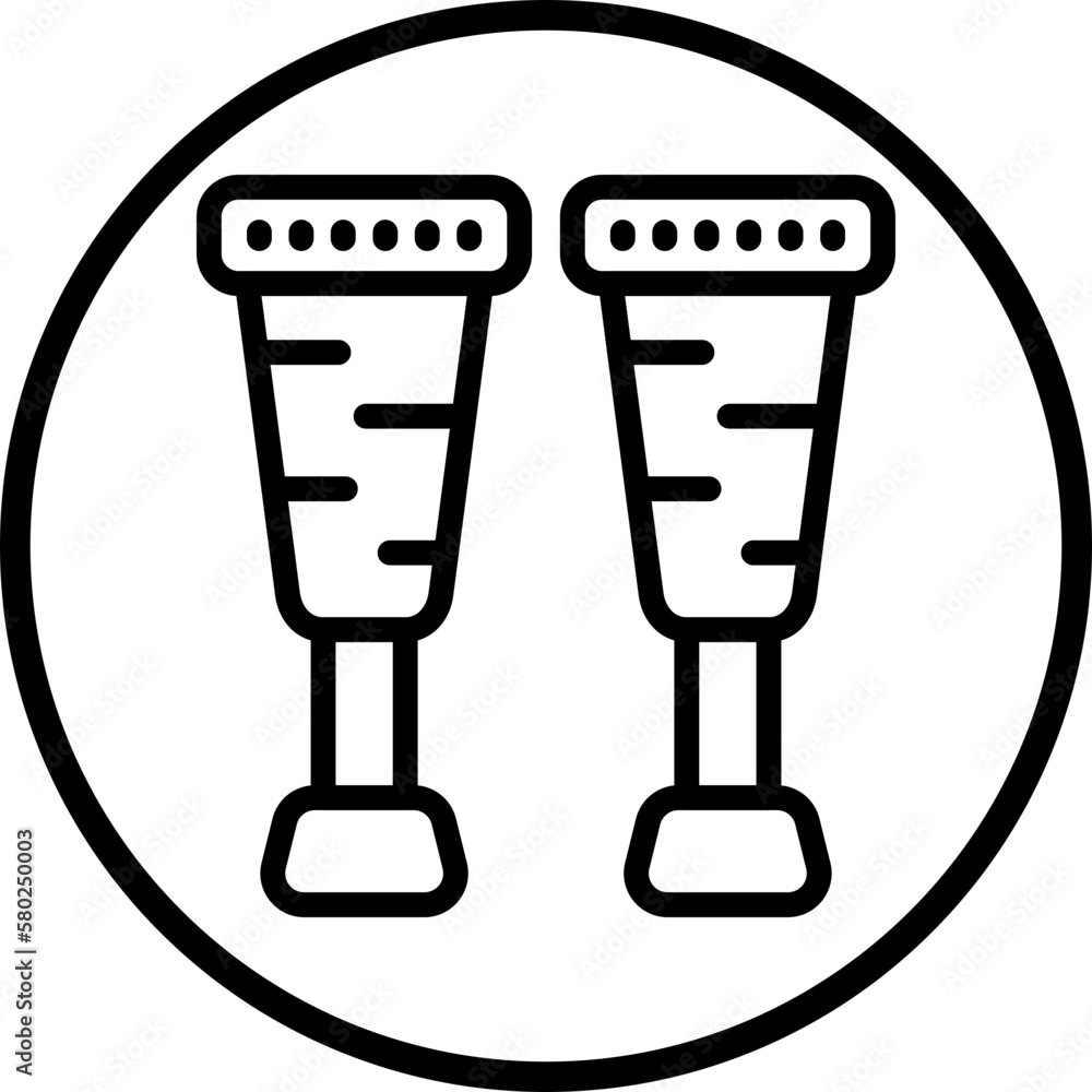 Vector Design Pegleg Icon Style Vector Design Pegleg Icon Style