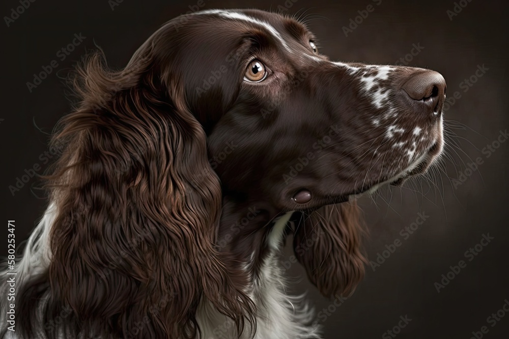 A Longhaired Pointer from Germany. Generative AI