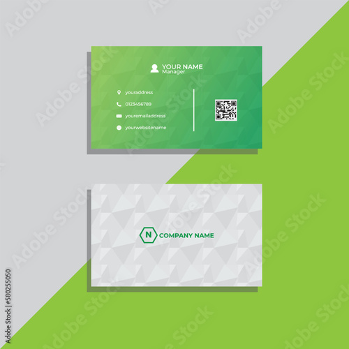 vector business card template design, modern corporate business card