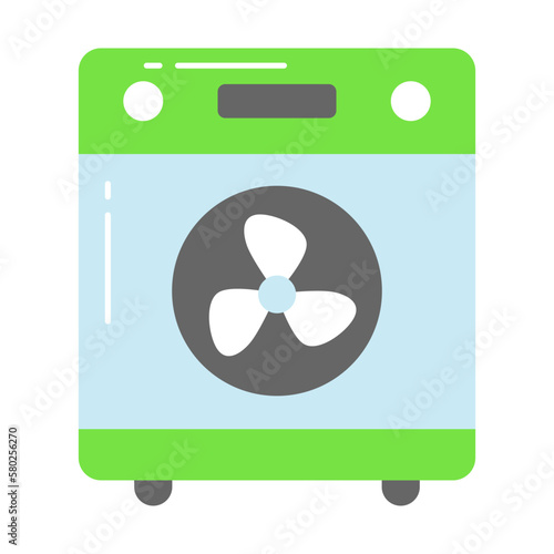 An amazing vector design of air chiller, easy to use icon