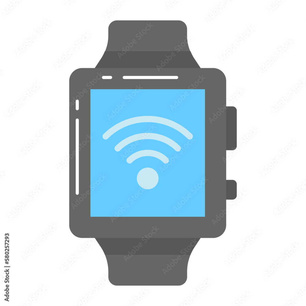 Smart watch vector design, wearable technology icon Smart watch vector design, wearable technology icon