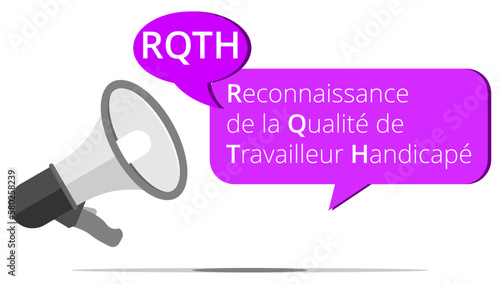 Mégaphone RQTH - Reconnaissance de la Qualité de Travailleur Handicapé