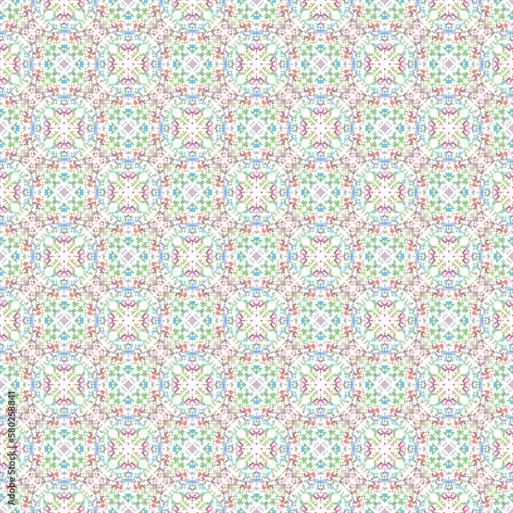 Decorative background made of small squares. The rich decoration of abstract patterns for construction of fabric or paper. Decorative background made of small squares. The rich decoration of abstract patterns for construction of fabric or paper.
