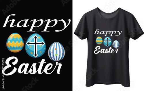 Happy Easter Sunday T-shirt Designs Template