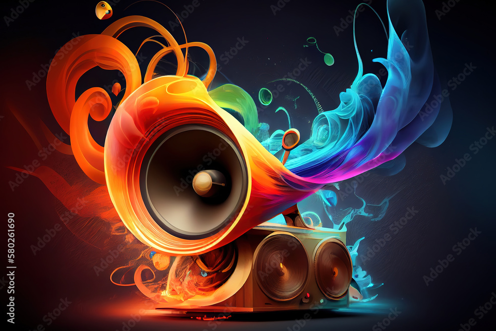 Sound inspiration. Creative music. Generative Ai Sound inspiration. Creative music. Generative Ai