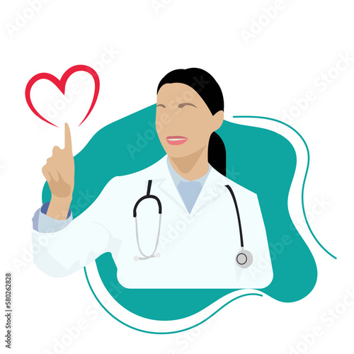 doctor with heart