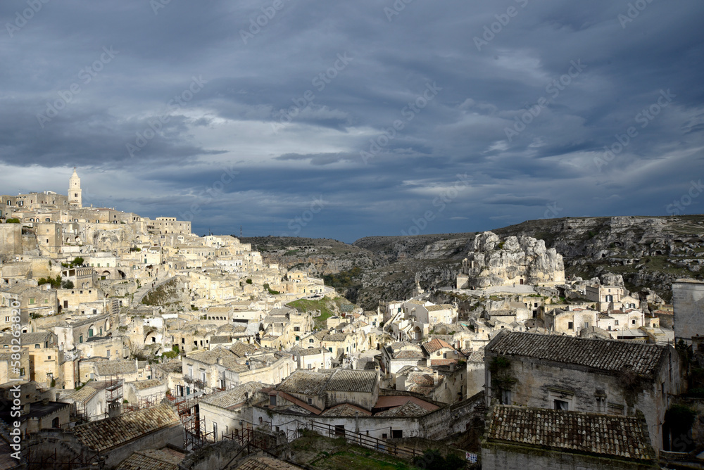 View the town of Matera (Unesco Heritage) and its famous 
