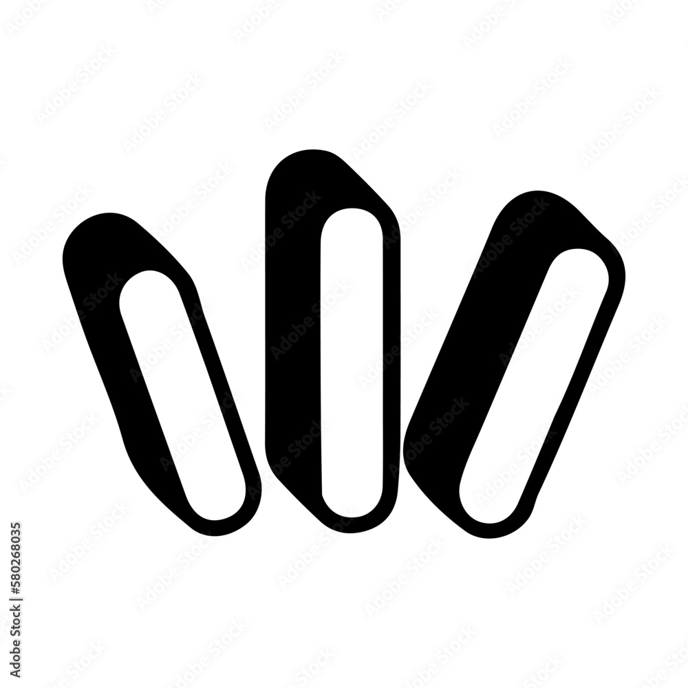 Decorative Element. Outline Hand Drawn Illustration Decorative Element. Outline Hand Drawn Illustration