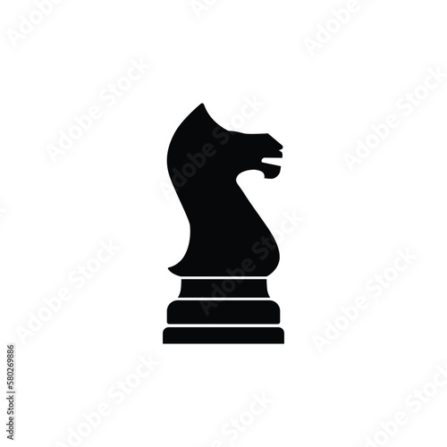 simple chess icon symbol the knight chess symbol