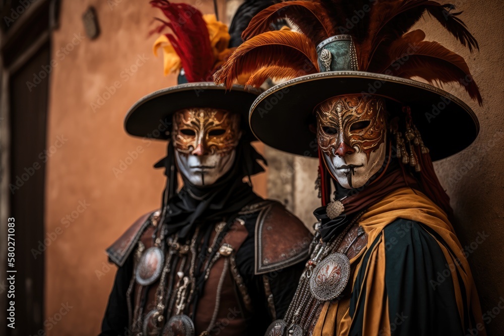 Taken on the streets of Rosheim, France on March 5, 2022, during the Venetian Carnival, are some of the most stunning masks ever seen on film. Generative AI