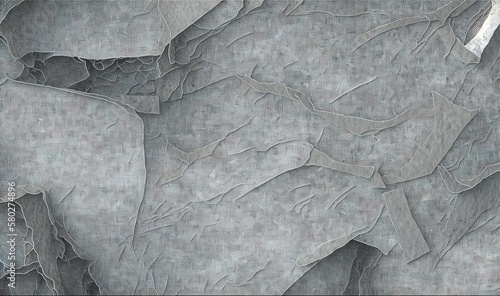  a drawing of a rock formation with a white line in the middle of the picture and a white line in the middle of the picture.  generative ai