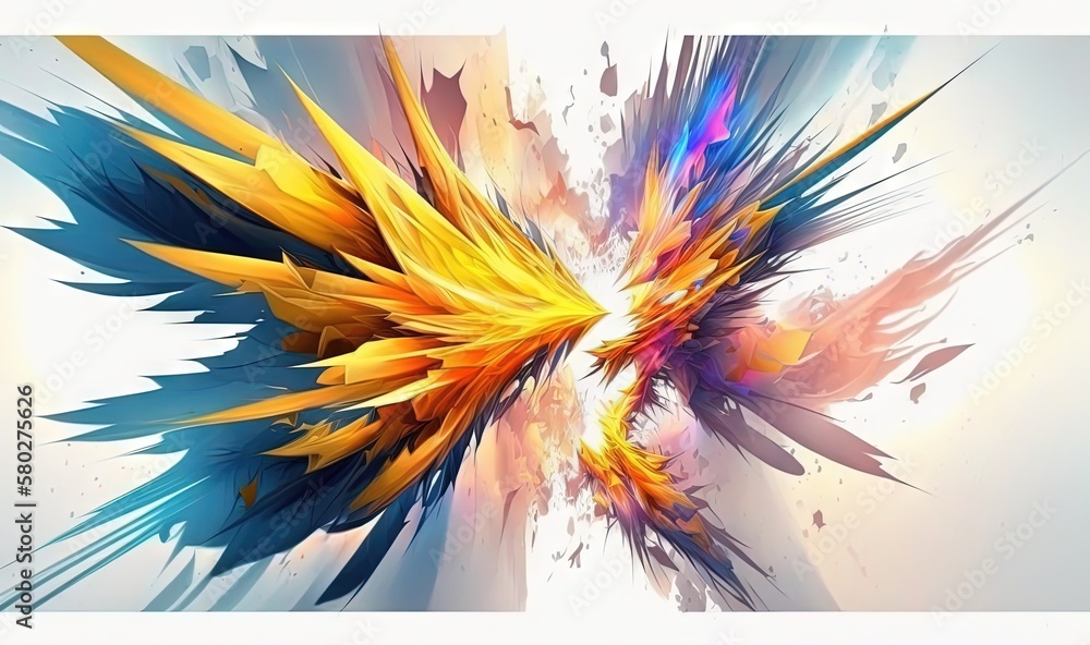 a colorful bird flying through the air with its wings spread out of it's back legs and wings spread out of it's back. generative ai a colorful bird flying through the air with its wings spread out of it's back legs and wings spread out of it's back. generative ai