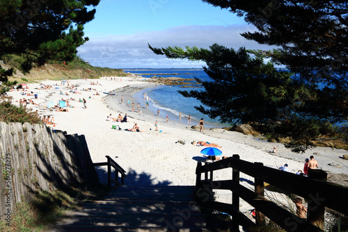 Plage de Kermyl, Beg-Meil à Fouesnant-les-Glénan en Bretagne
