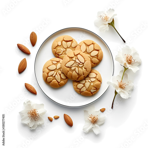 Cookies on white background (ID: 580277405)