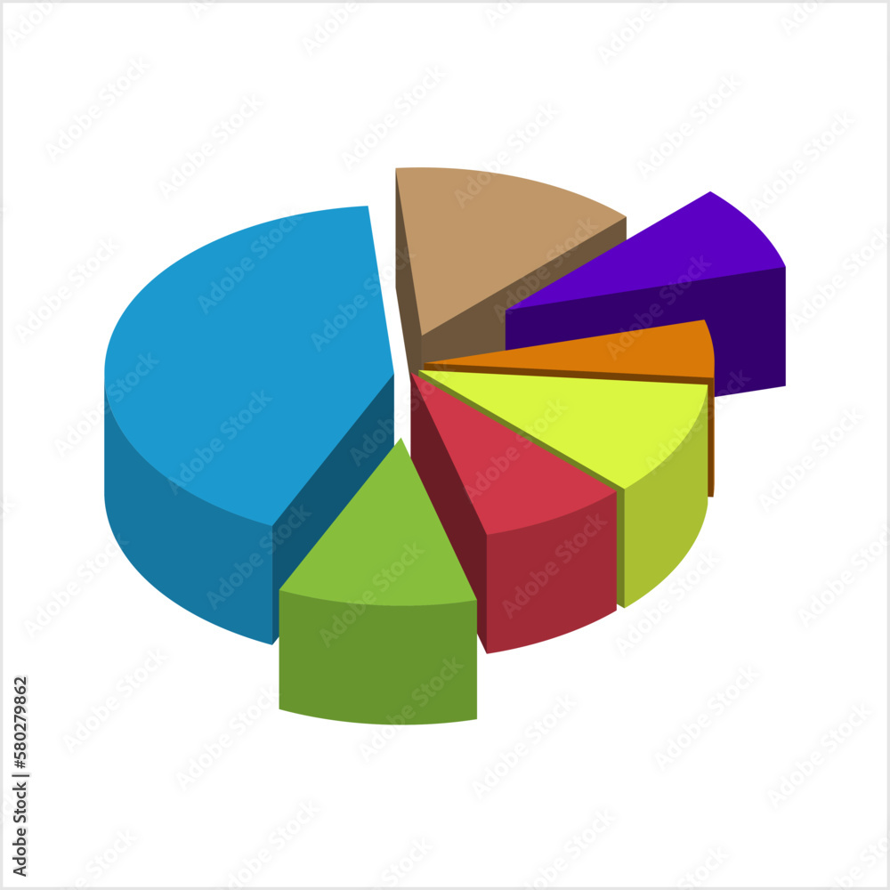 Obraz premium Pie Chart Icon M_2303001