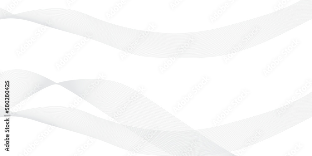 Abstract background with silver, grey and white smoky wave lines on white background. Abstract background with silver, grey and white smoky wave lines on white background.