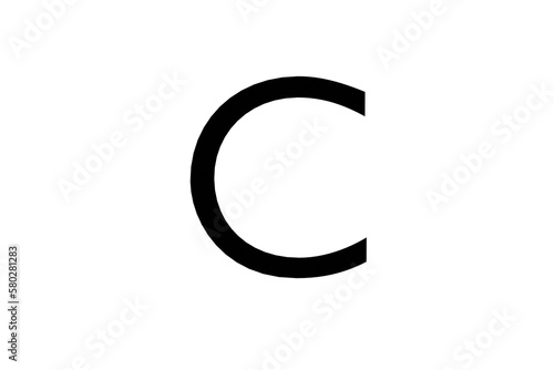 C, icon, ABC, illustration, background